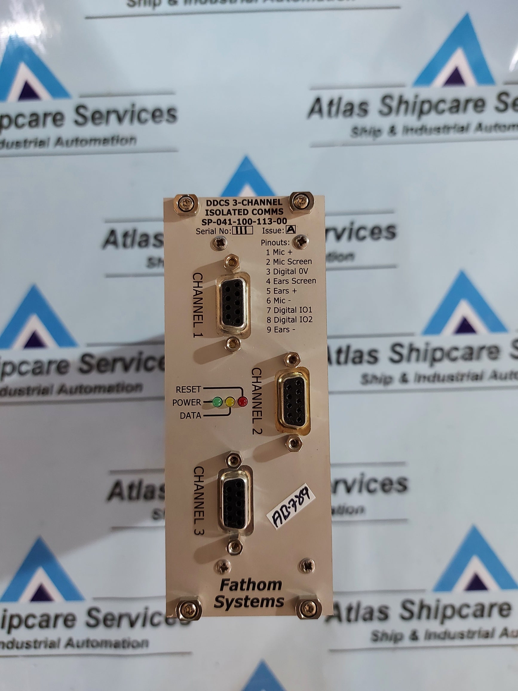 FATHOM SYSTEMS DDCS 3-CHANNEL ISOLATED COMMS SP-041-100-113-00